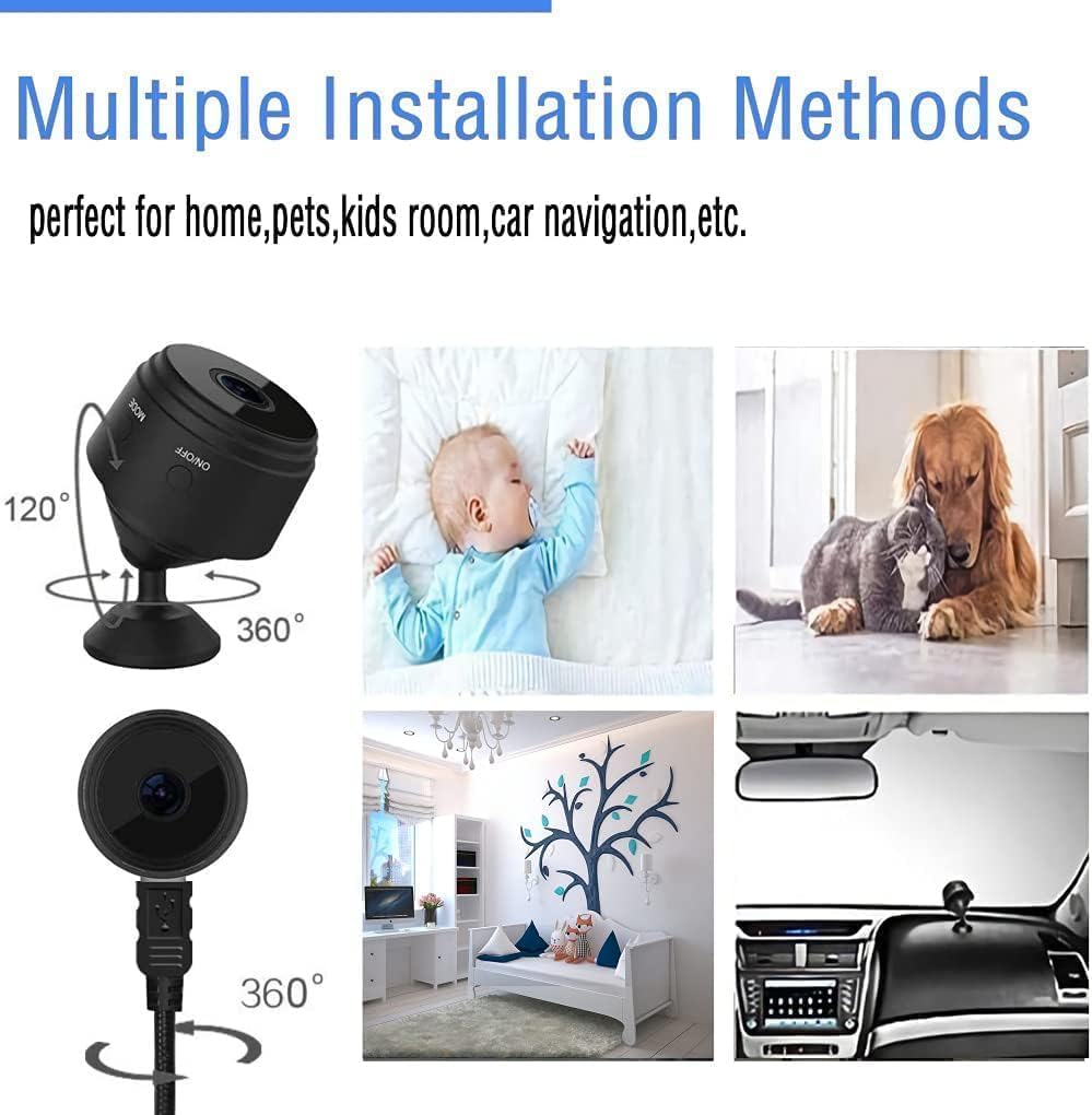 Wireless Mini WiFi HD Security Camera (Hidden camera)