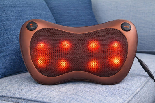 Shiatsu Heating Massage Pillow – Deep Tissue Relief Anytime, Anywhere